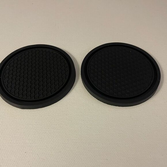 Black Car Cup Coasters Set of 2 NWT - Picture 2 of 4